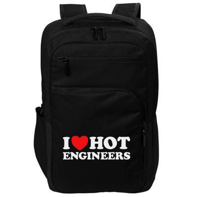 I Love Hot Engineers Funny Math Science Construct Invent Job Impact Tech Backpack