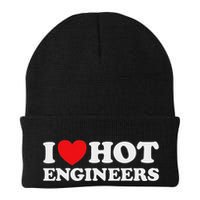 I Love Hot Engineers Funny Math Science Construct Invent Job Beanie
