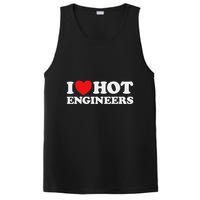 I Love Hot Engineers Funny Math Science Construct Invent Job PosiCharge Competitor Tank