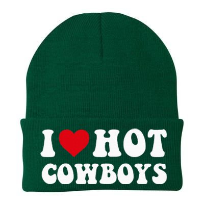 I Love Hot Cow I Heart Cow Funny Country Western Knit Cap Winter Beanie