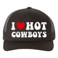 I Love Hot Cow I Heart Cow Funny Country Western Yupoong Adult 5-Panel Trucker Hat