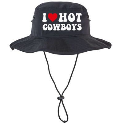 I Love Hot Cow I Heart Cow Funny Country Western Legacy Cool Fit Booney Bucket Hat