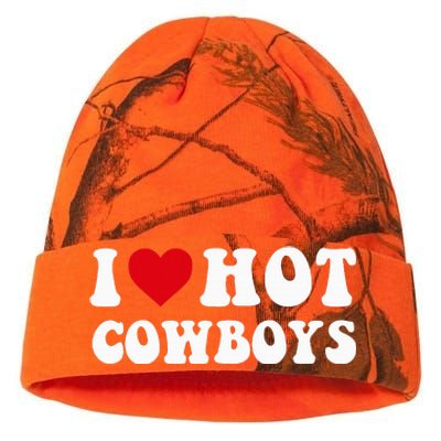 I Love Hot Cow I Heart Cow Funny Country Western Kati Licensed 12" Camo Beanie