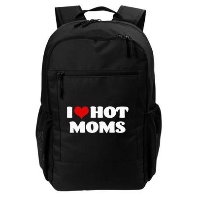 I Love Hot Moms Red Heart Hot Mother Backpack