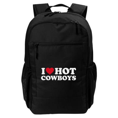 I Love Hot Cowboys I Heart Hot Cowboys Cute Rodeo Western Backpack