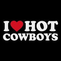 I Love Hot Cowboys I Heart Hot Cowboys Cute Rodeo Western 16 in Basic Backpack