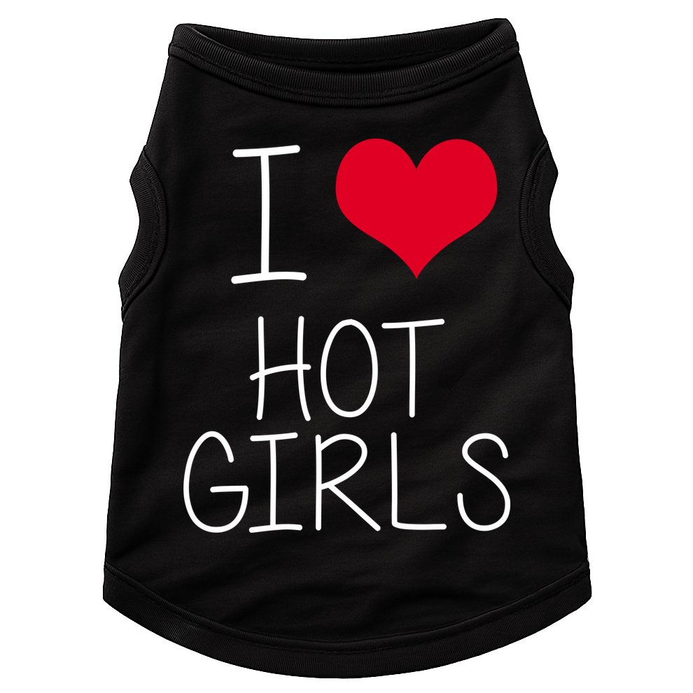 I Love Hot Girls Doggie Tank