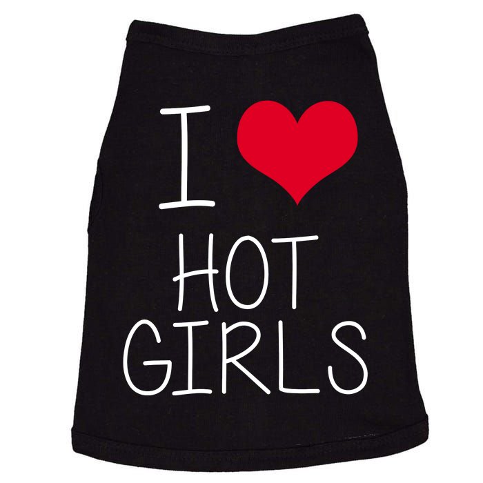 I Love Hot Girls Doggie Tank