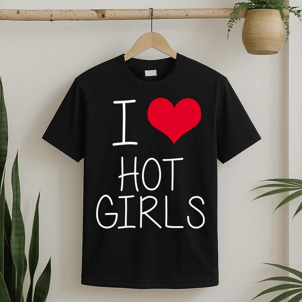 I Love Hot Girls T-Shirt