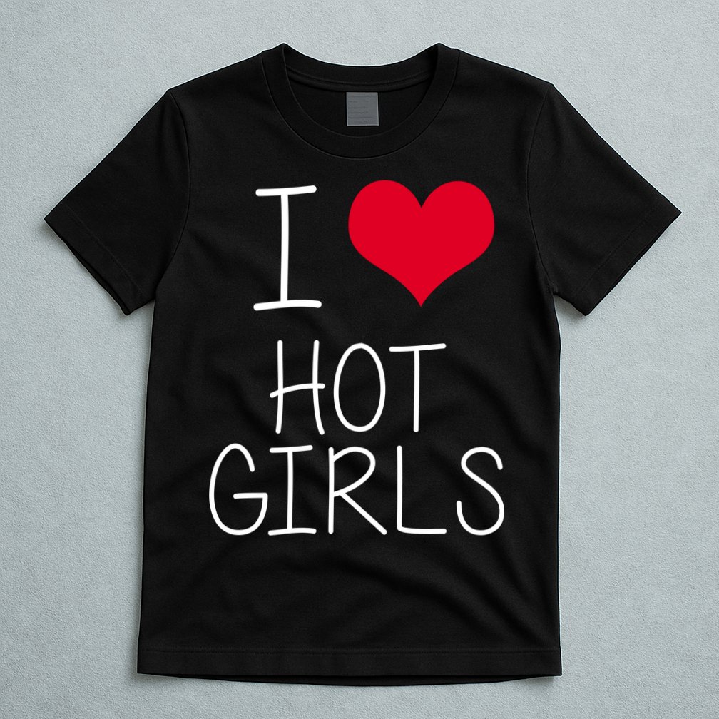 I Love Hot Girls T-Shirt