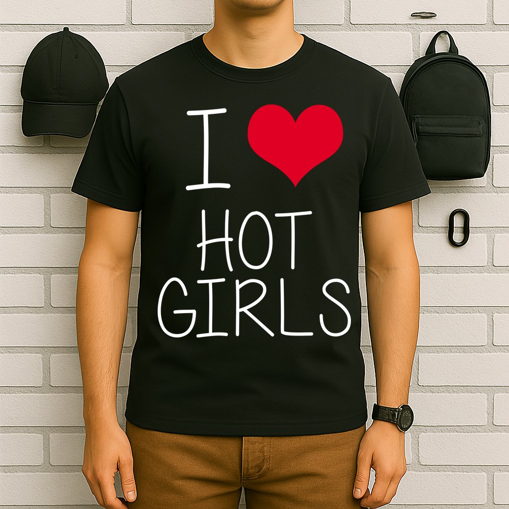 I Love Hot Girls T-Shirt