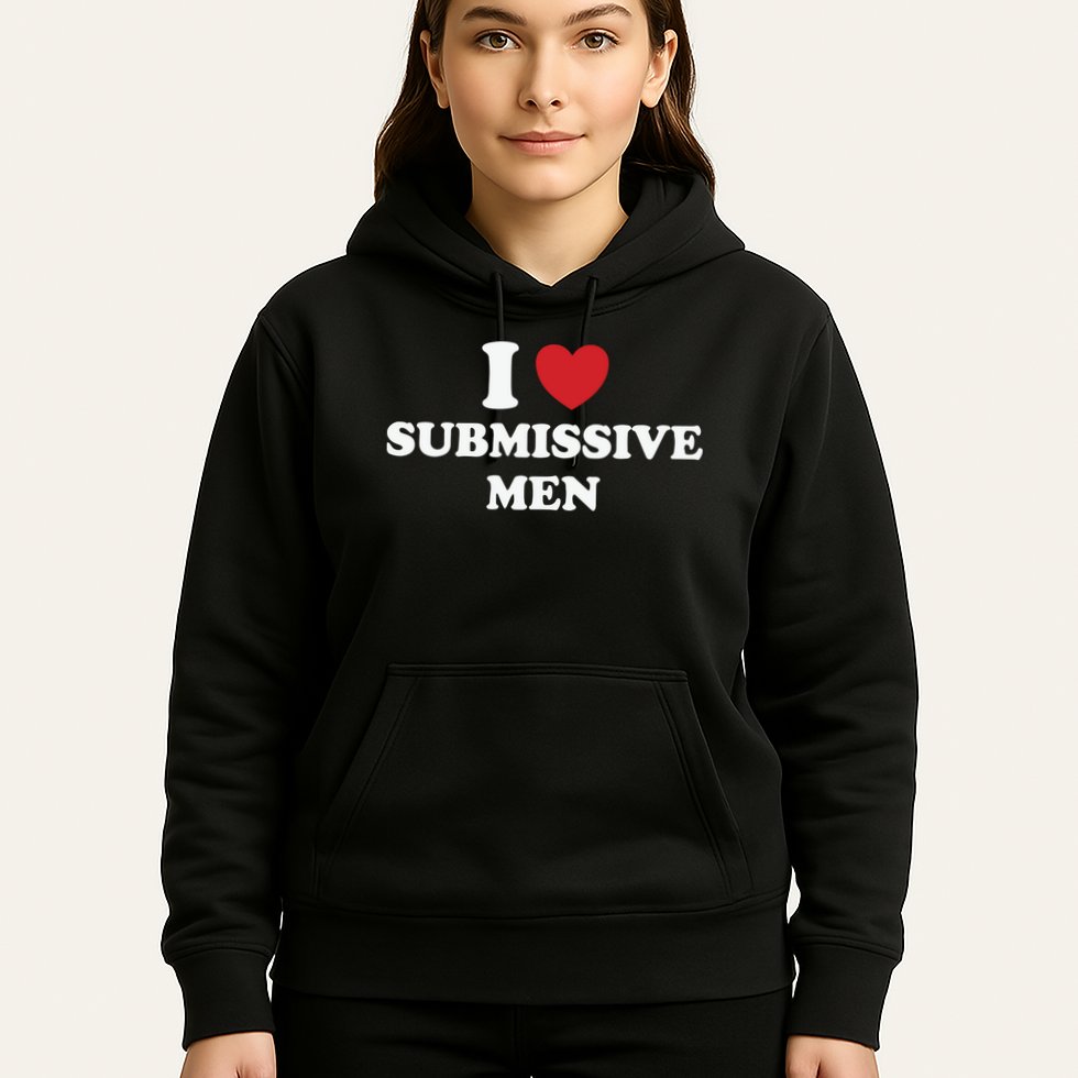 I Love Heart Submissive Hoodie