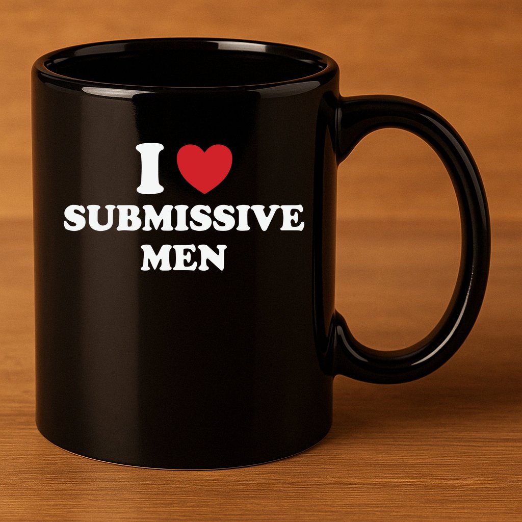 I Love Heart Submissive 11oz C Handle Ceramic Mug