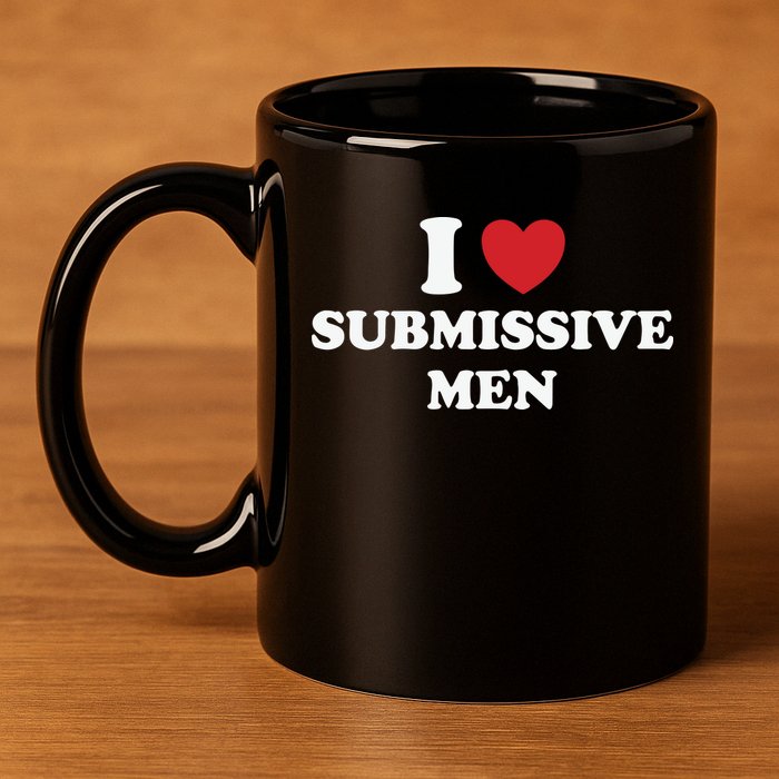 I Love Heart Submissive 11oz C Handle Ceramic Mug
