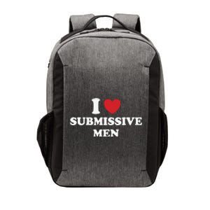 I Love Heart Submissive Vector Backpack