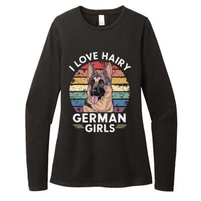 I Love Hairy German (7) Womens CVC Long Sleeve Shirt