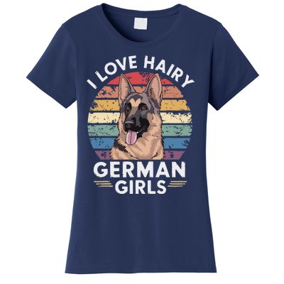 I Love Hairy German (7) Women's T-Shirt