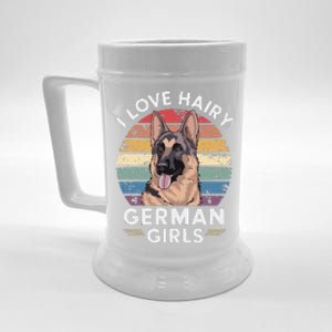 I Love Hairy German (7) Beer Stein