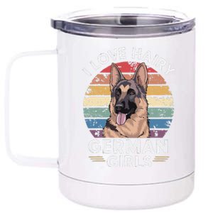 I Love Hairy German (7) 12 oz Stainless Steel Tumbler Cup