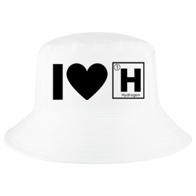 I Love Hydrogen Vehicles Fuel Cells H Symbol Periodic Table FCEVs Cool Comfort Performance Bucket Hat