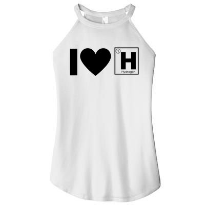 I Love Hydrogen Vehicles Fuel Cells H Symbol Periodic Table FCEVs Women’s Perfect Tri Rocker Tank