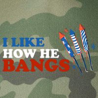 I Like How He Bangs Firework Celebration Funny 4th Of July Legacy Tie Dye Trucker Hat
