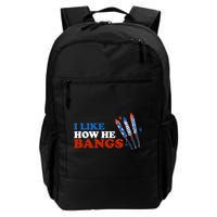 I Like How He Bangs Firework Celebration Funny 4th Of July Backpack