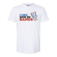 I Like How He Bangs Firework Celebration Funny 4th Of July Softstyle® CVC T-Shirt