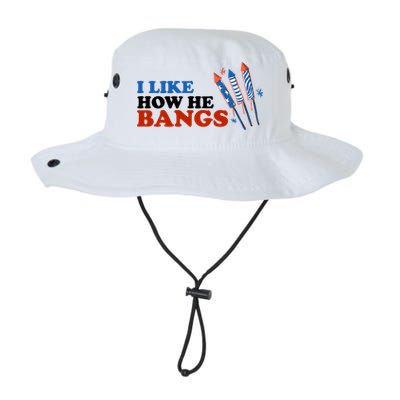 I Like How He Bangs Firework Celebration Funny 4th Of July Bucket Hat