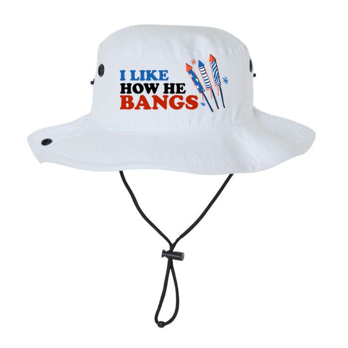 I Like How He Bangs Firework Celebration Funny 4th Of July Bucket Hat