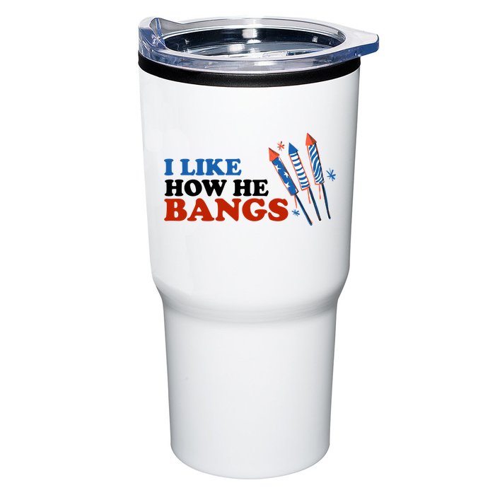 I Like How He Bangs Firework Celebration Funny 4th Of July Tumbler