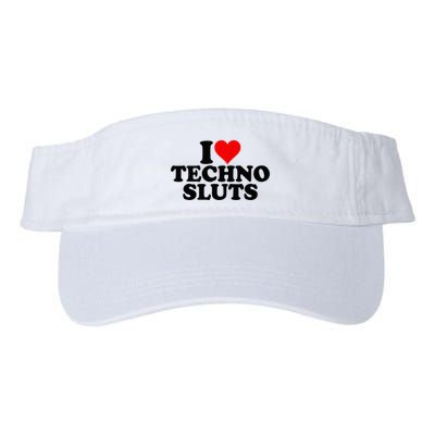 I Love Heart Techno Sluts Edm Music Visor