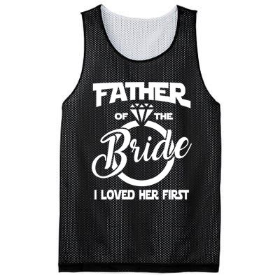 I Loved Her First Father Of The Bride Daddys Little Bride Mesh Reversible Basketball Jersey Tank