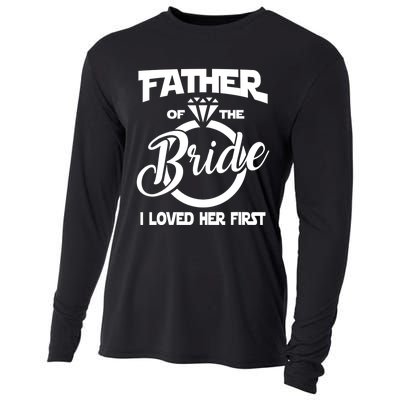 I Loved Her First Father Of The Bride Daddys Little Bride Cooling Performance Long Sleeve Crew