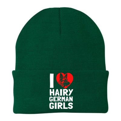 I Love Hairy GermanGirLs German Shepherd Edition Knit Cap Winter Beanie