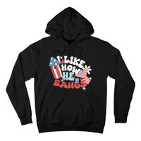 I Like How He Bangs I Like How She Explodes Couple 4th July Hoodie