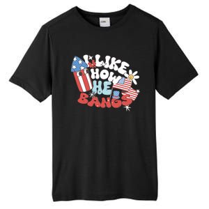 I Like How He Bangs I Like How She Explodes Couple 4th July Tall Fusion ChromaSoft Performance T-Shirt