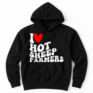 I Love Hot Shep Farmers Heart Husband Boyfriend Cowboy Hoodie