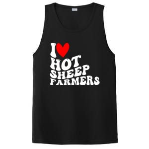 I Love Hot Shep Farmers Heart Husband Boyfriend Cowboy PosiCharge Competitor Tank