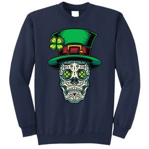 Irish Leprechaun Hat Calavera Cinco De Mayo Sweatshirt