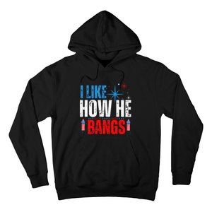 I Like How He Bangs Fireworks Funny 4th of July Couple Hoodie