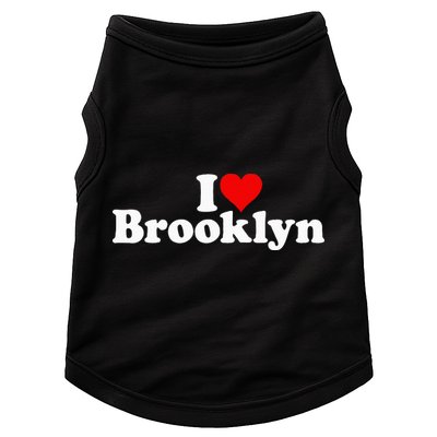 I Love Heart Brooklyn Doggie Tank