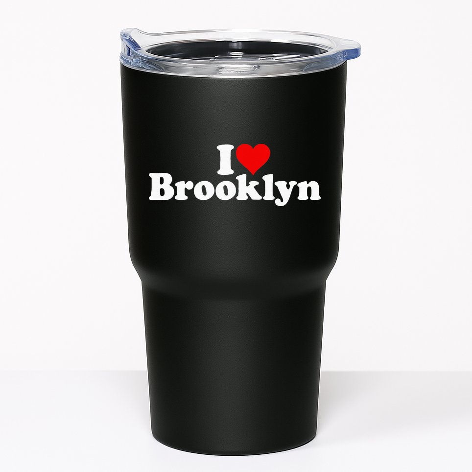 I Love Heart Brooklyn Tumbler