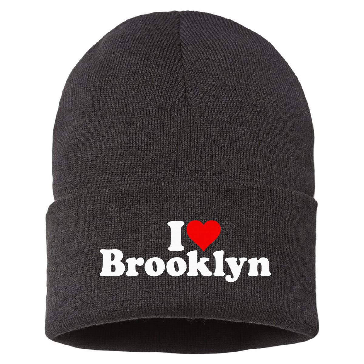 I Love Heart Brooklyn Sustainable Knit Beanie