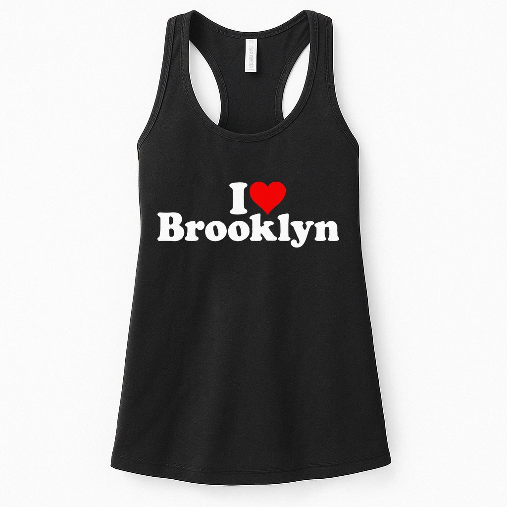 I Love Heart Brooklyn Womens Tank Top