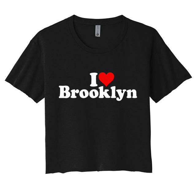 I Love Heart Brooklyn Crop Top