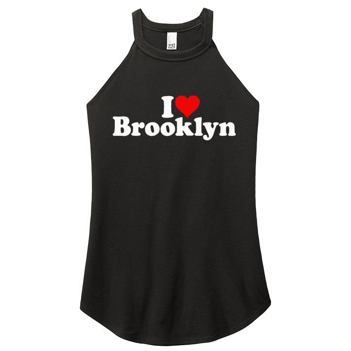 I Love Heart Brooklyn Women's Perfect Tri Rocker Tank