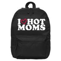 I Love Hot Moms 16 in Basic Backpack