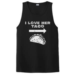 I Love Her Taco Matching Couple Cinco De Mayo Boyfriend PosiCharge Competitor Tank