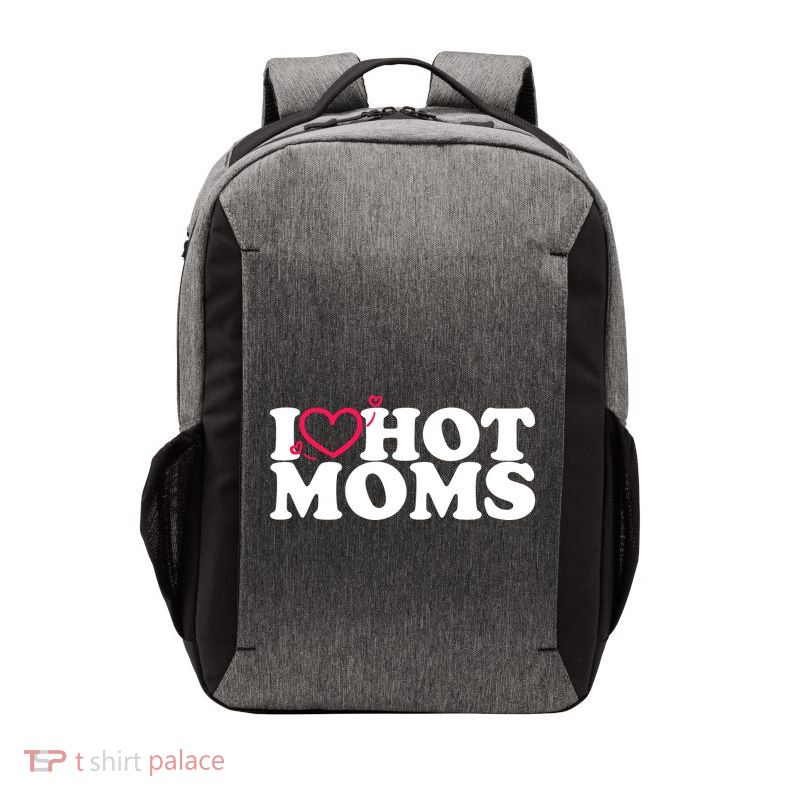 I Love Hot Moms Vector Backpack